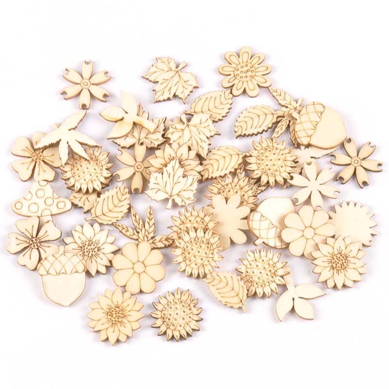 Embellish Craft - Accessoires de bricolage en bois naturel