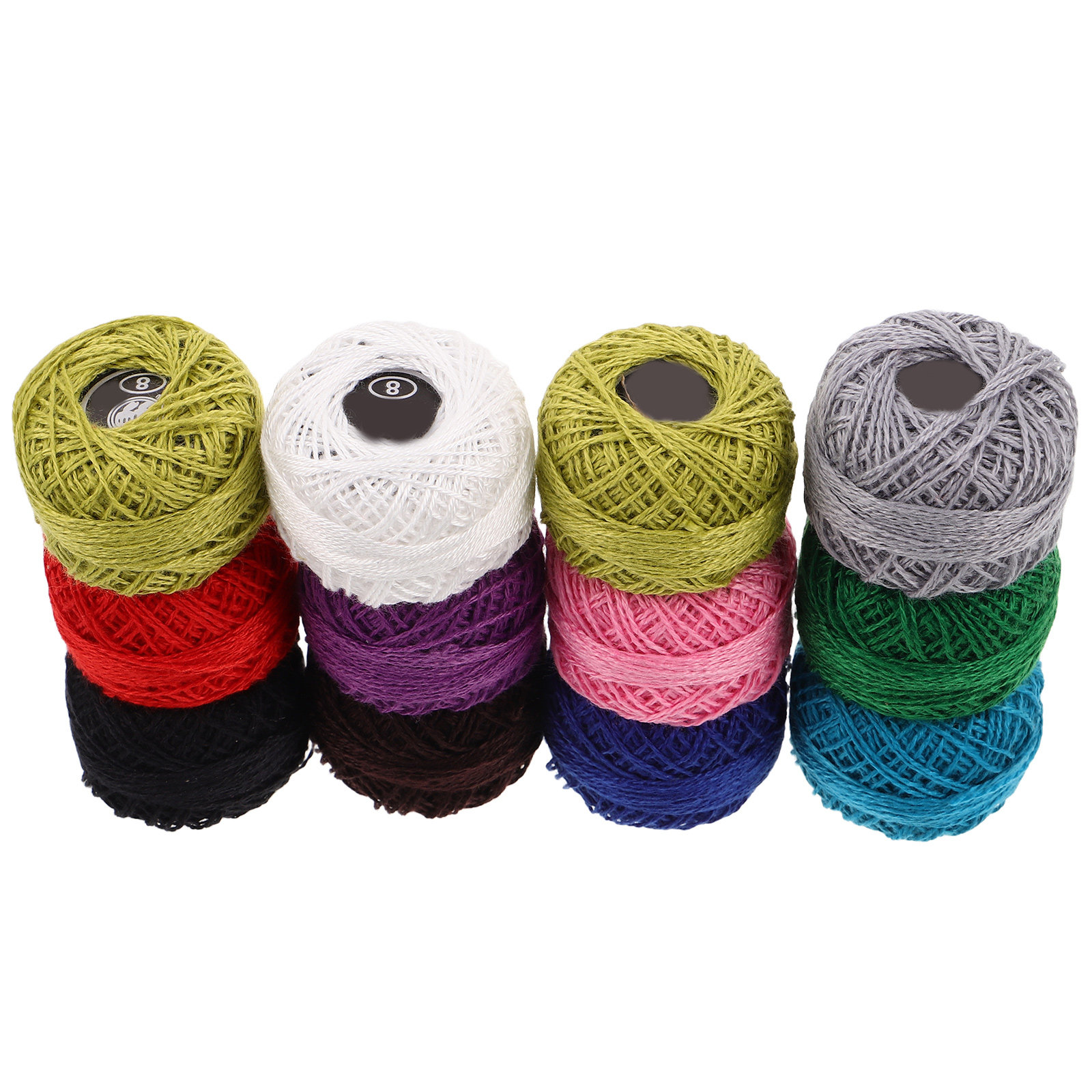 Embroidery Craft - Ensemble de 12 bobines de fil
