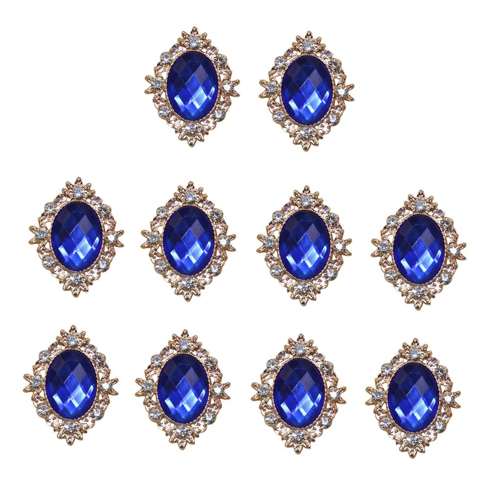 Boutons ovales en strass à dos - Embellishment Glue Craft avis et prix