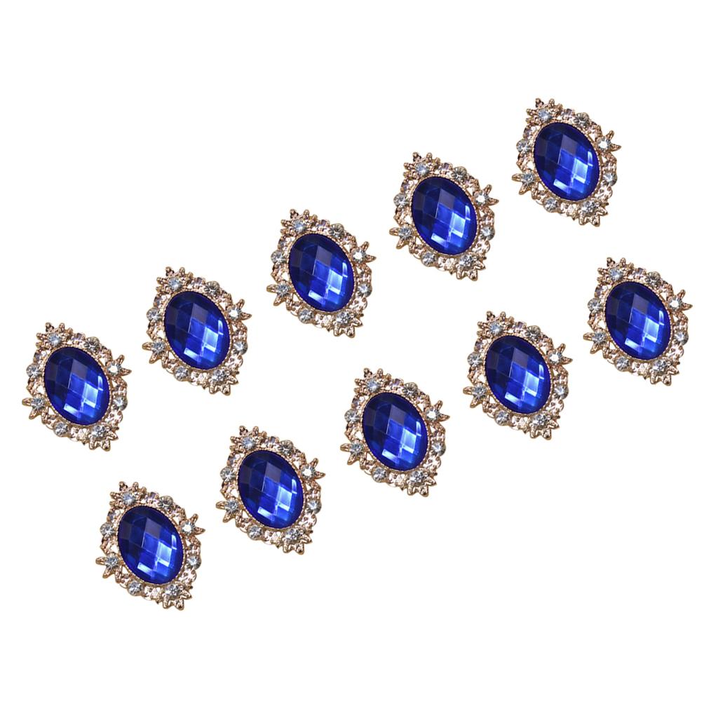 Boutons ovales en strass à dos - Embellishment Glue Craft avis et prix