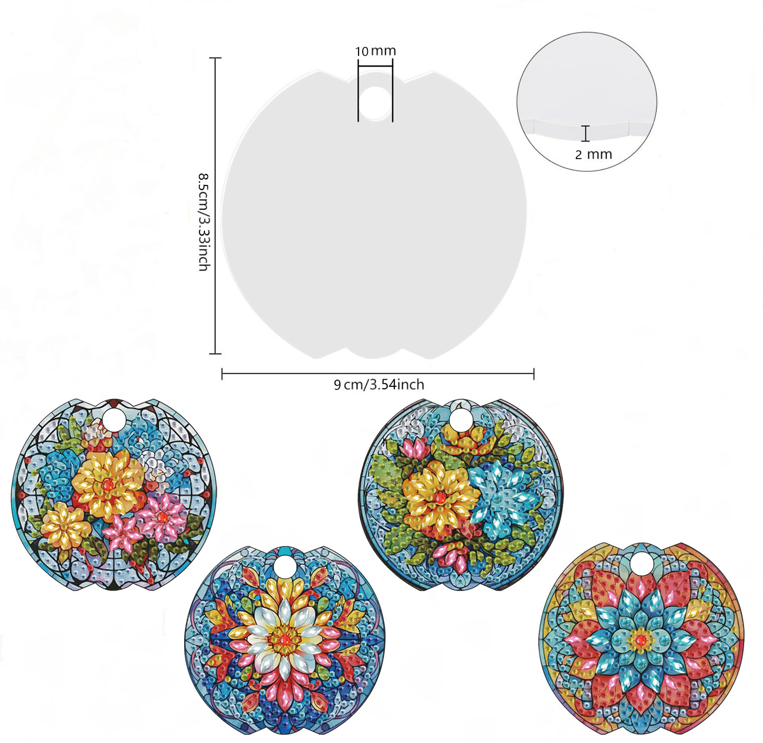Kit d'art diamant floral à fai - Embellish Craft avis et prix