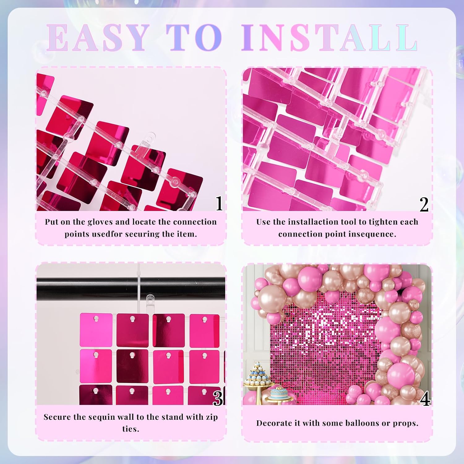 500-5000 pièces de paillettes  - Sequin Fabric Panel avis et prix